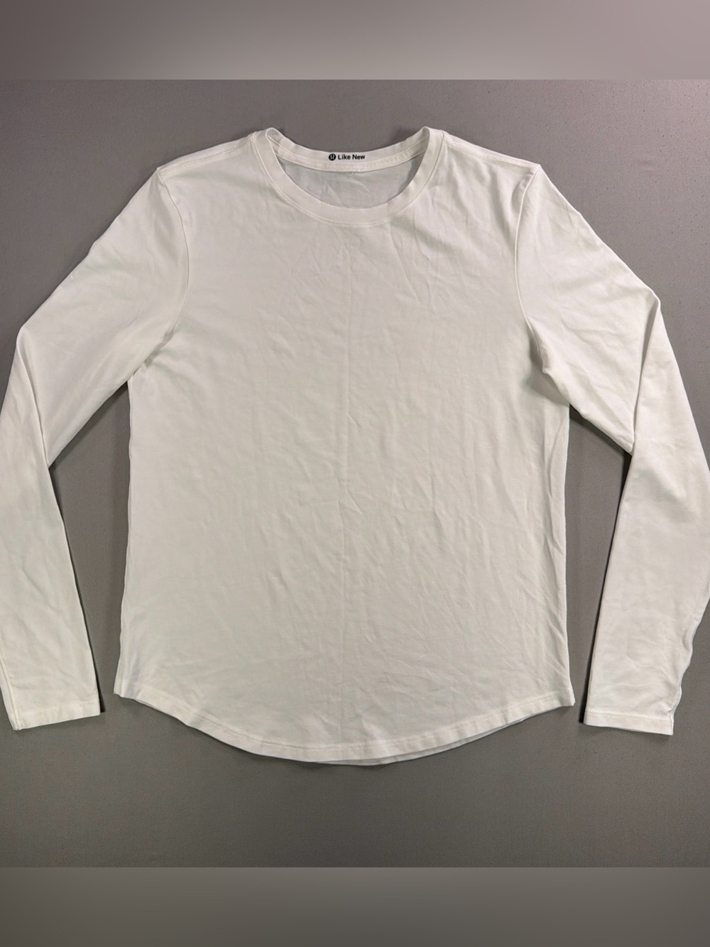 lululemon athletica White Long Sleeve Crew Tee